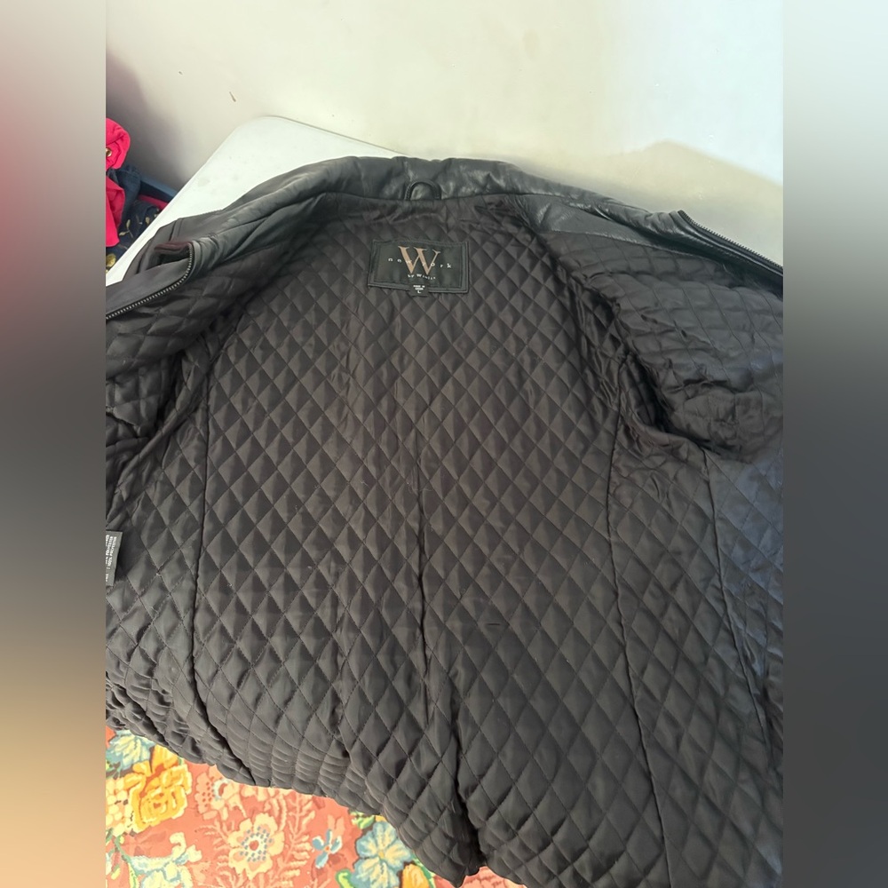 Vintage New York by Winlet Women’s Large Black Genuine Leather Jacket EUC‎ - Picture 10 of 10